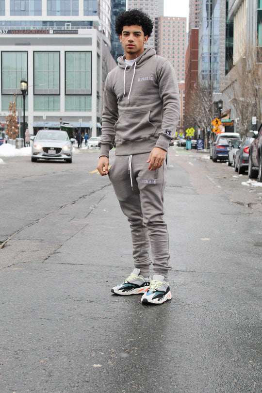 Gray jumpsuit
